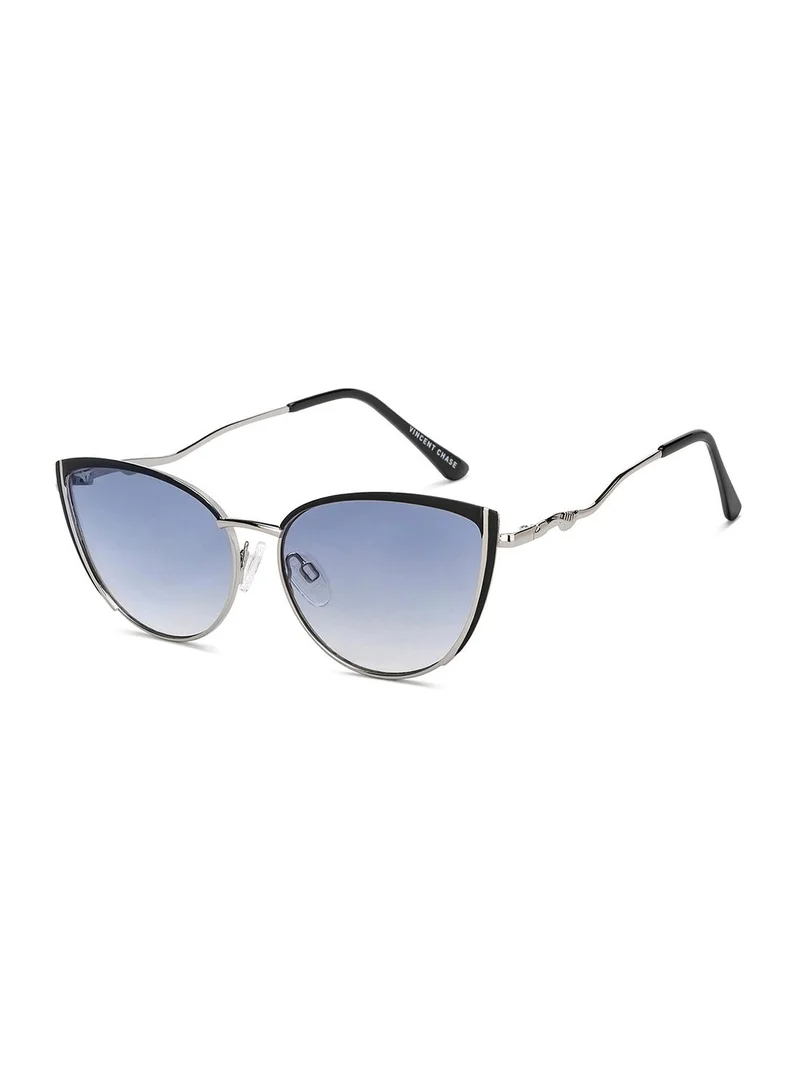 فينسينت تشيس Women's UV Protection Cat Eye Sunglasses - VC S15802 - Lens Size: 59 Mm