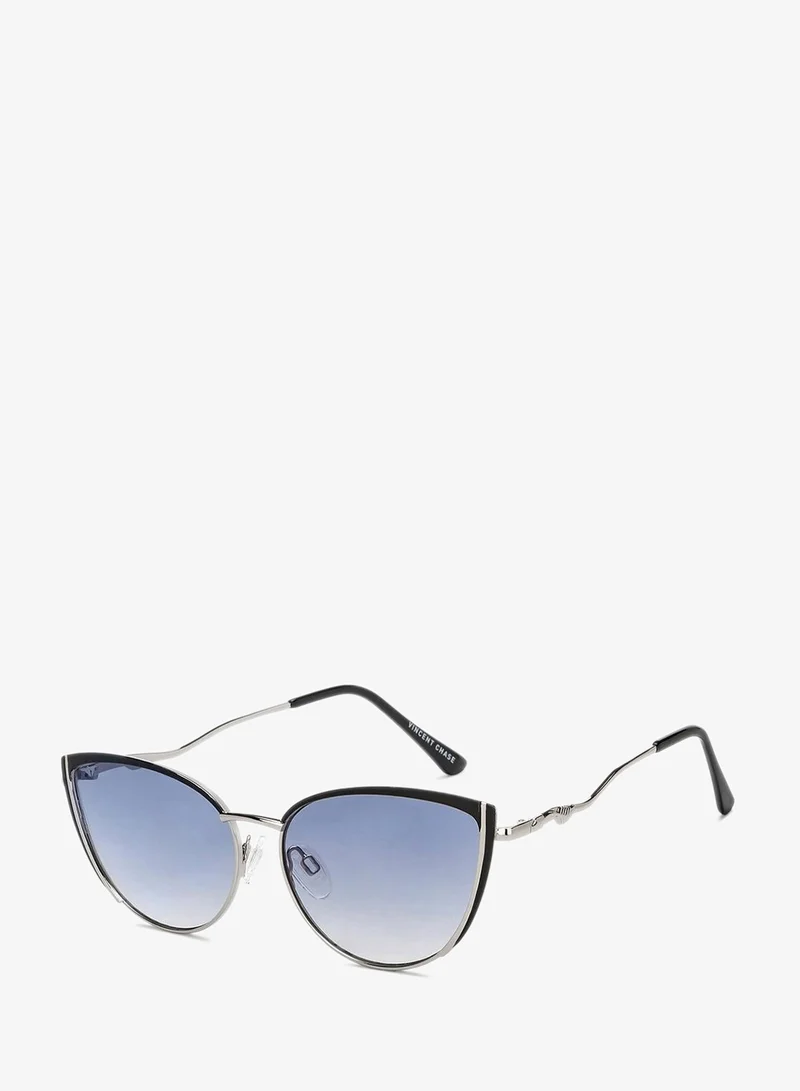 VINCENT CHASE Women's UV Protection Cat Eye Sunglasses - VC S15802 - Lens Size: 59 Mm
