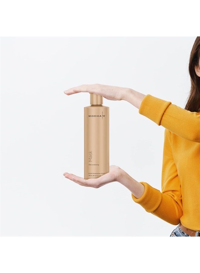 MoeHair قناع الشعر العميق بالزبدة الشيا والبروتين (12 أونصة سائلة) - Image 4