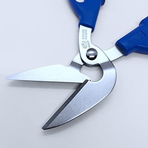 CANARY Metal Cutting Shears Heavy Duty 8.5" [Angled Blade], Tin Snips for Metal Sheet, Japanese Stainless Steel Blade, Made in JAPAN - Image 4