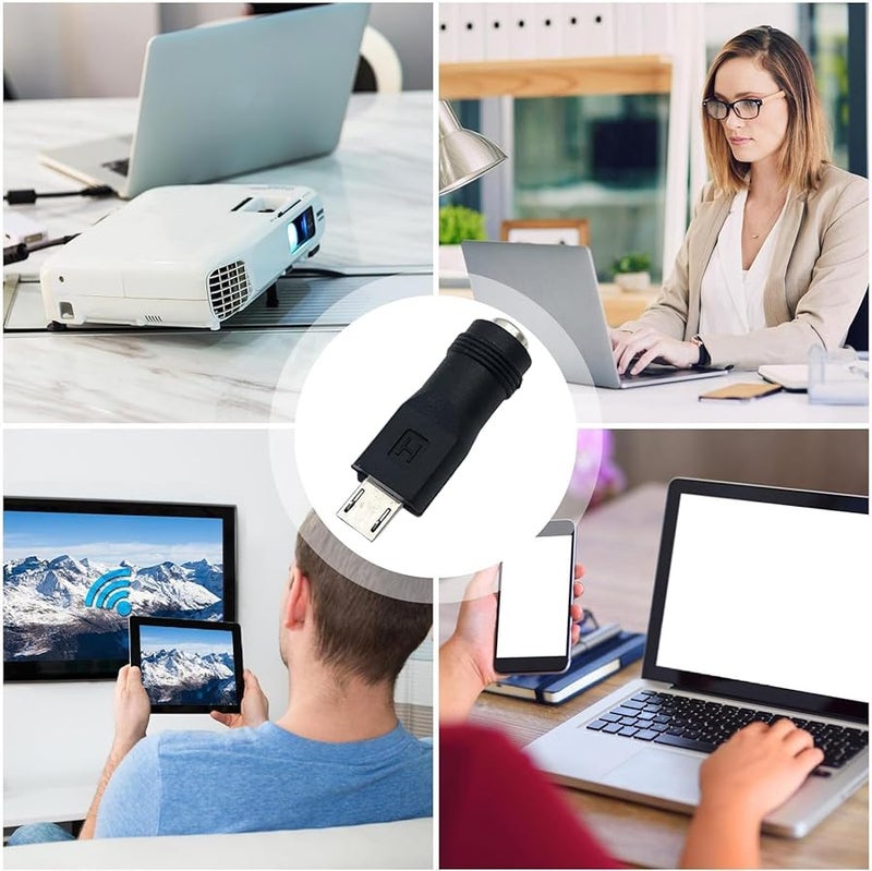 DC5521 Female To Male USB C To DC Adapter Charging Connector For Laptop PC - Image 5