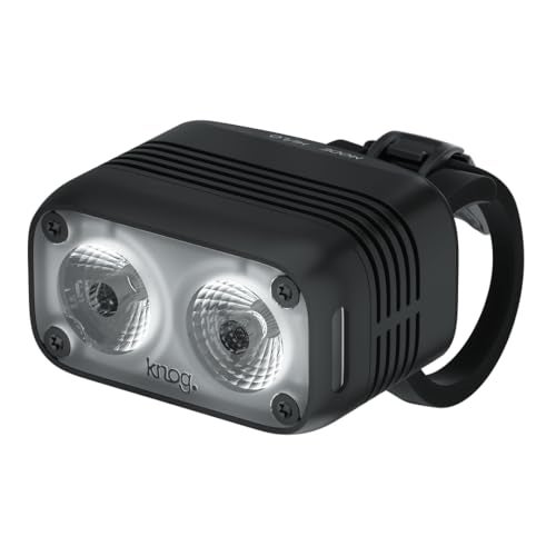 Knog Blinder Road 600 USB Rechargeable Bicycle Light - Powerful 400 Lumen Bike Headlight with Dual Spot & Flood LEDs, Waterproof, Lightweight 70g Design for Road Cycling Safety - Image 1