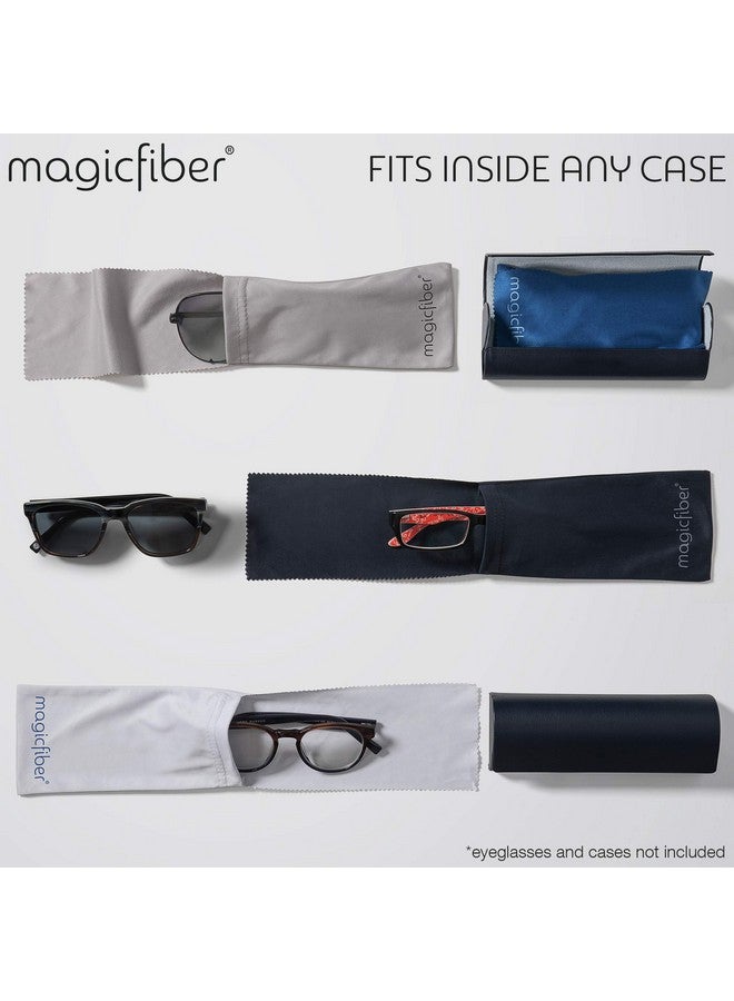 MagicFiber MagicFiber Glasses Case Soft (4-pack) - Sunglasses Pouch - Soft Glasses Pouch - Works as Glasses & Eyeglass Cleaner  - Image 4