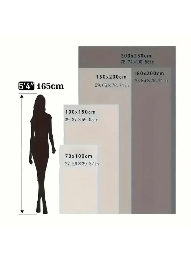 Cream White Faux Fur Plush Blanket Double Sided Fleece All Season Soft Throw 70x100cm - Image 4