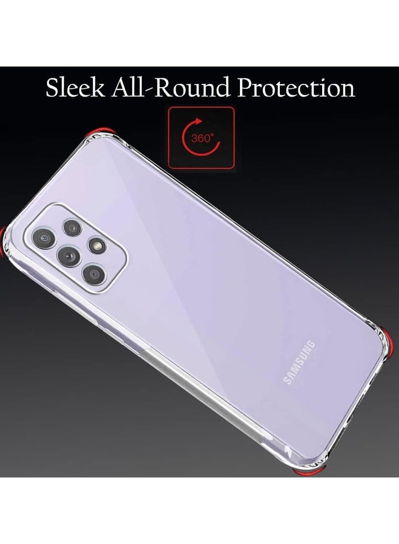 Bills Premium TPU Clear Protective Case for Samsung A53 5G - Slim, Flexible, Shock-Absorbent with Reinforced Corners - Image 3
