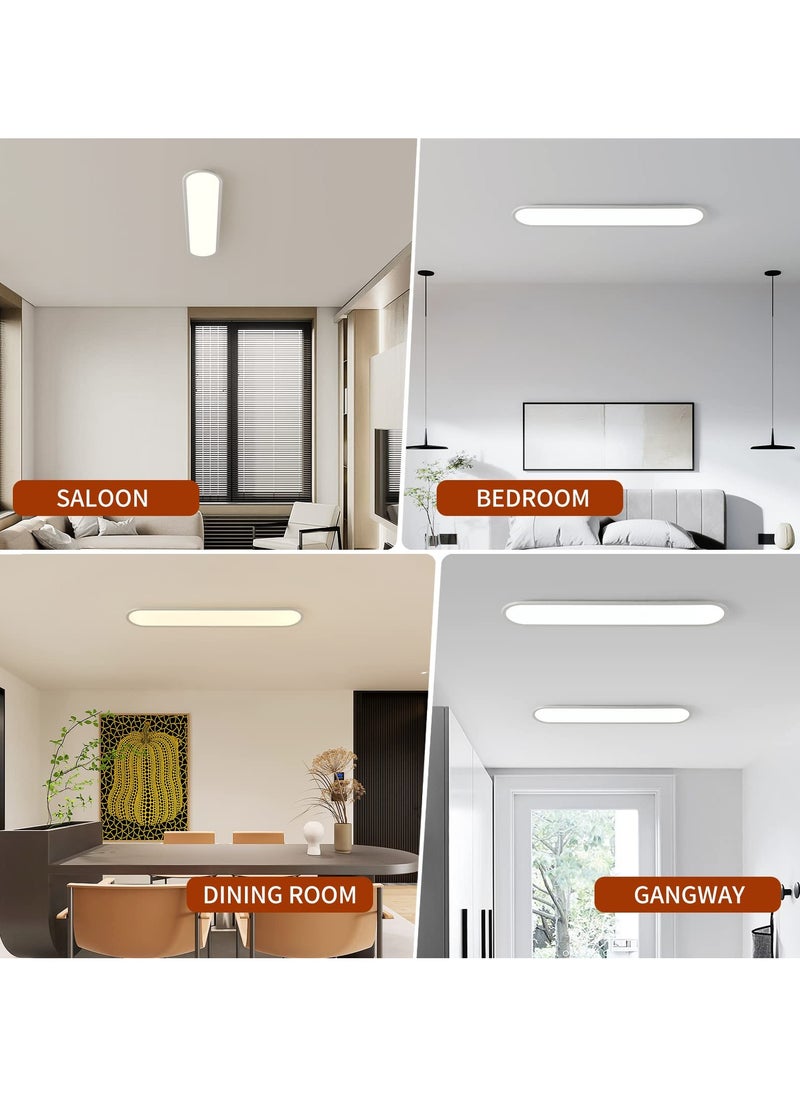 Dimmable Modern LED Ceiling Light, 100cm Full Spectrum Long Ceiling Lamps, 3000-6500K Ultra Thin Low Profile Flush Mount Light Fixture for Bedroom Kitchen Closet Hallway Office, White/48W - pzsku/Z1DB042F7C18E0AF47932Z/45/_/1727596440/8316fe09-d6e2-48a5-be03-8eaf63f4af4b