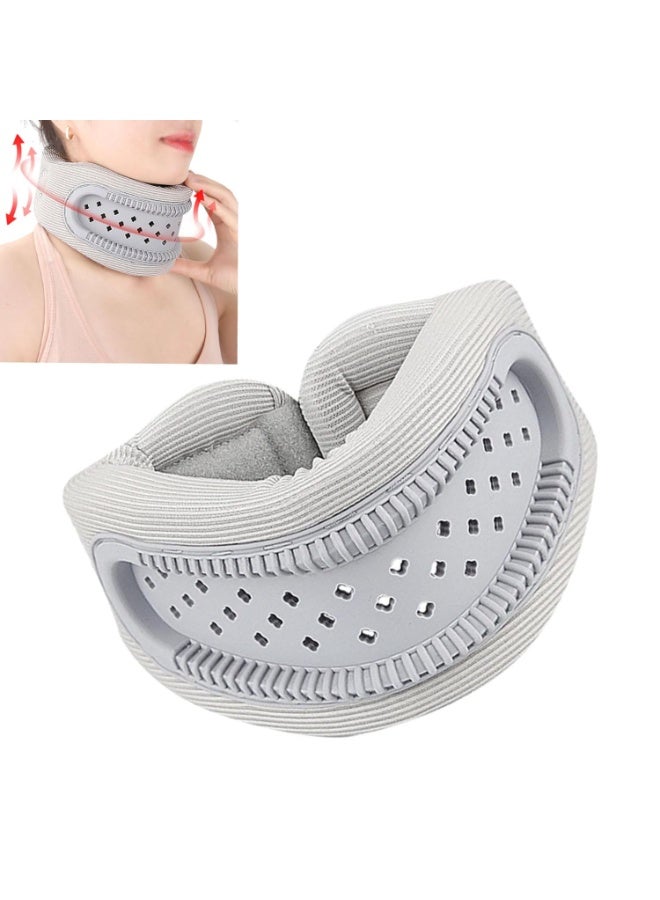 Neck Collar, Soft Foam Neck Brace for Neck Pain Relief and Support,Adjustable Neck Brace Keeps Vertebrae Stable and Aligned - Image 1