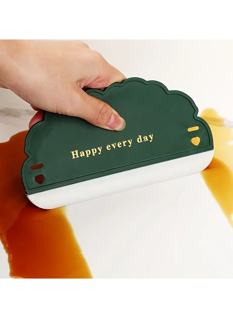 جلوسكي الحمام الصغير Squeegee - شفرة السيليكون للزجاج السلس، البلاط، طاولة، وتنظيف المرآة - غير معطر، لا الطاقة أو البطارية المطلوبة  - Image 1