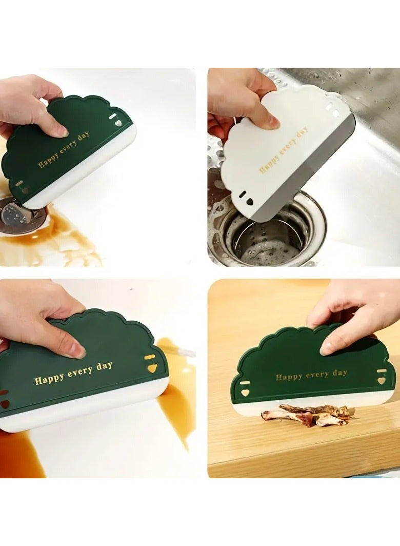 جلوسكي الحمام الصغير Squeegee - شفرة السيليكون للزجاج السلس، البلاط، طاولة، وتنظيف المرآة - غير معطر، لا الطاقة أو البطارية المطلوبة  - Image 5