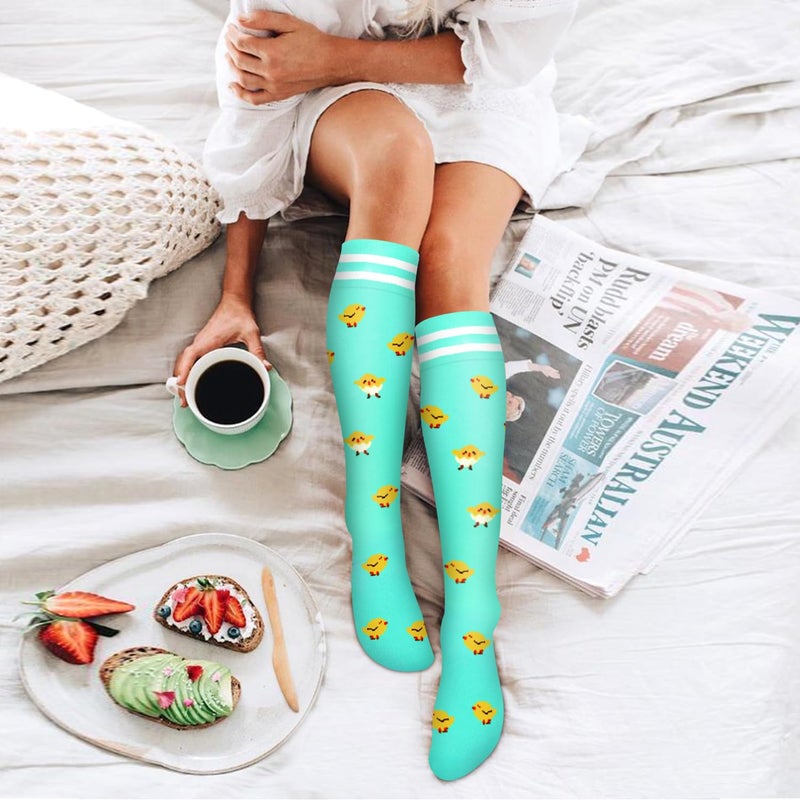 Bluemaple 6 Pack Copper Compression Socks for Women and Men Circulation-Best Support for Medical, Running,Nursing,Athletic - Image 3