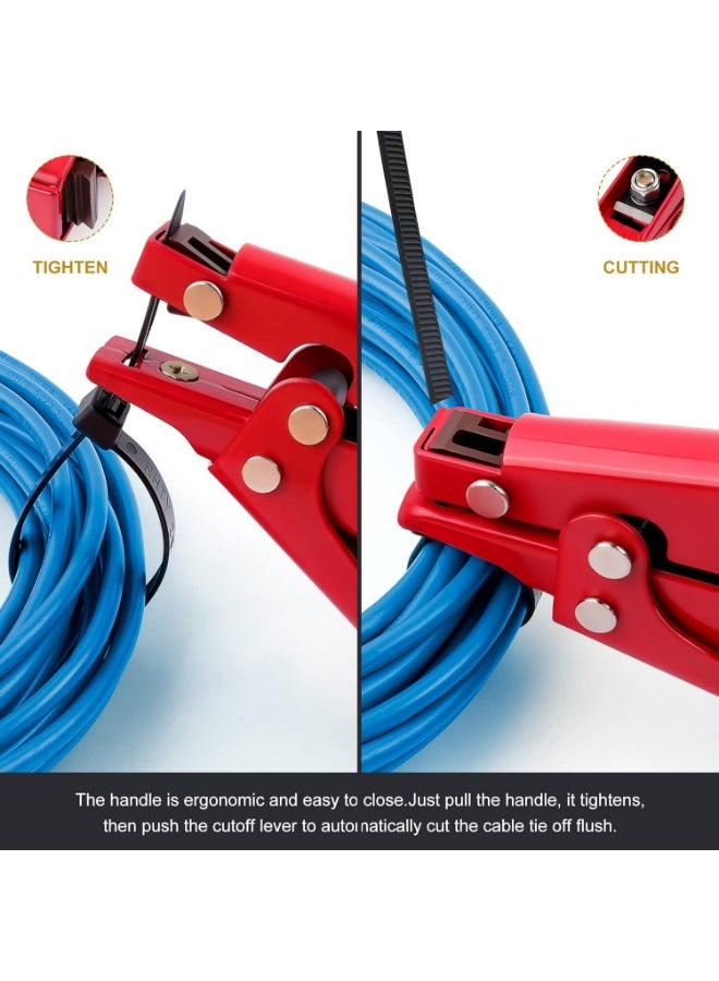 Professional Cable Tie Tool - Fast and Easy Tensioning and Cutting of Plastic Nylon Cable Ties up to 0.37 Inches - Durable Zip Tie Tool for Efficient Fastening - Image 3