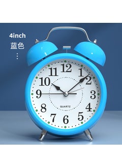Kids Wake-Up Alarm Clock Strong Ringtone Large Blue-[ring oversized] Battery