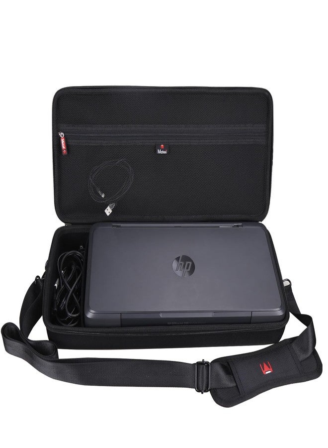 مشوي حقيبة سفر صلبة من Mchoi لطابعة HP OfficeJet 200 المحمولة (CZ993A)، الحقيبة فقط (أسود) - Image 2