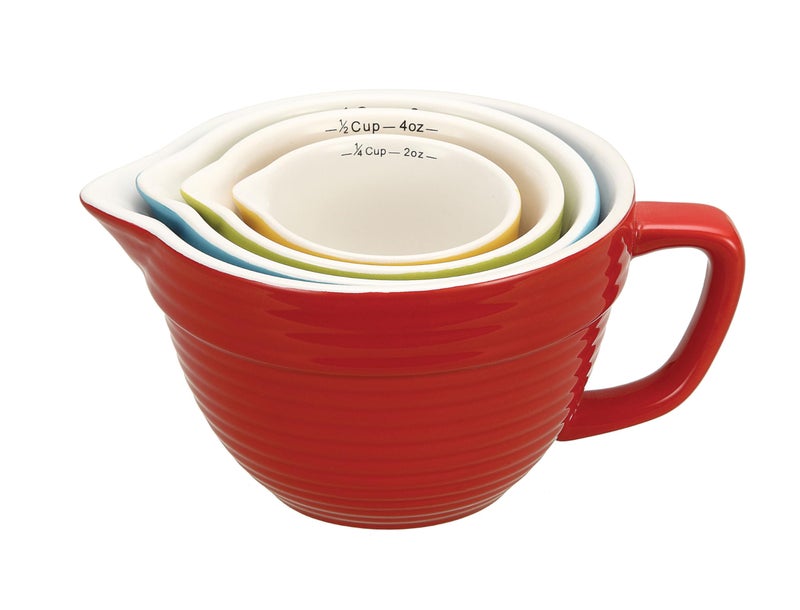 Creative Co-Op Bowl Shaped Measuring Cups (Set of 4 Sizes) - Image 1