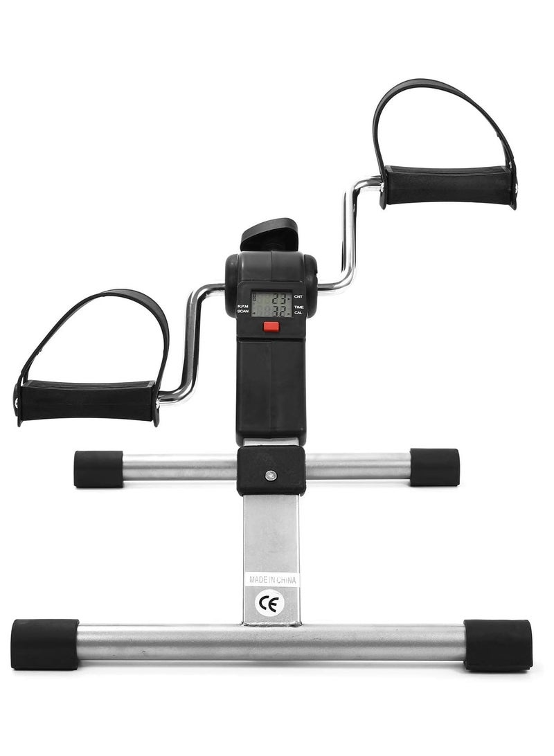 DubaiGallery Mini CYCLETTE Portable Folding Foot Pedal Fitness for Arms and Legs Adjustable Digital Rehabilitation Hands and Feet - Image 2