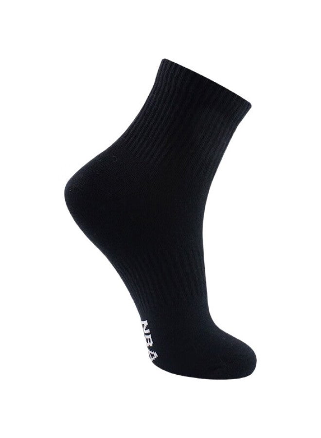 NBA جوارب رجالية، جوارب رياضية غير موسمية، جوارب قطنية بدون seams، جوارب قطنية ممشطة، جوارب تدريب مطرزة للجري وكرة السلة، 1 زوج - Image 3