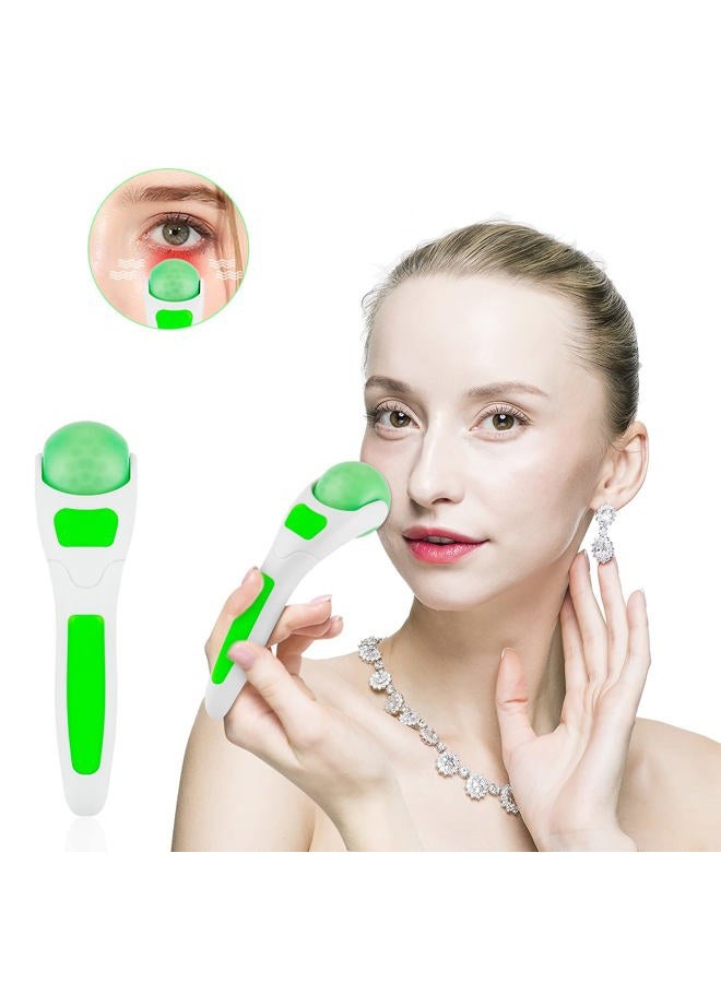 BFASU Ice Roller, Face Roller 2 PCS, Massage Tools with Mini Roller for Eye, Face and Body, Relax and Alleviate Puffiness Fine Lines Minor Pain (Green) - Image 4