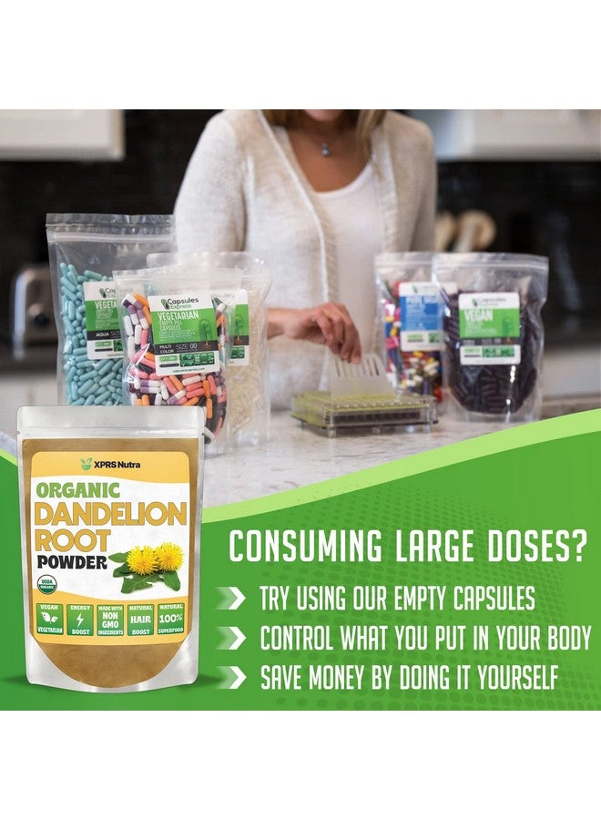 XPRS Nutra Organic Dandelion Root Powder - Vegan Friendly Antioxidant Power for Liver Support - Dandelion Root for Tea and Beverages - Immune Boosting Dandelion Powder (4 Ounce) - Image 5