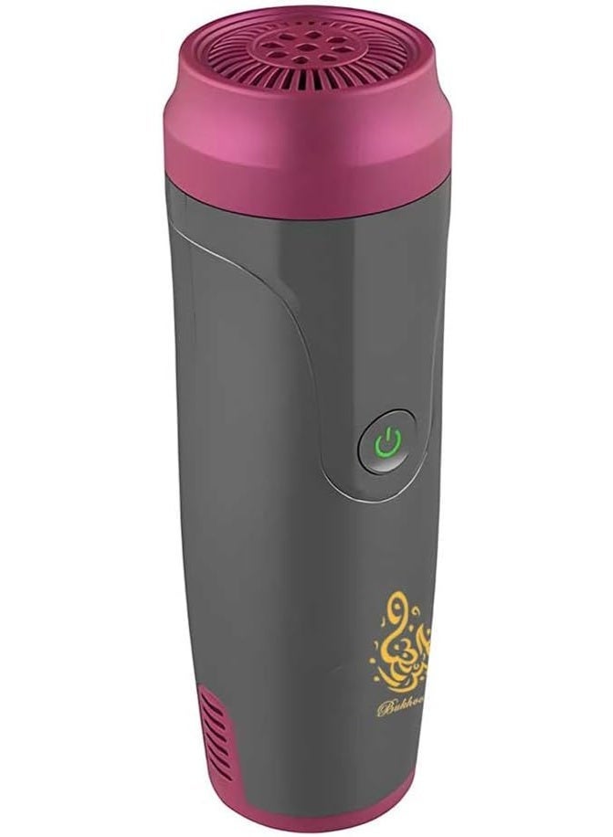 Bakhoor Rechargeable Hair Incense Burner  Portable Comb Oud Bakhoor Holder Electric Aromatherapy Machine Ideal for home, Office and Car (Pink) - Image 4