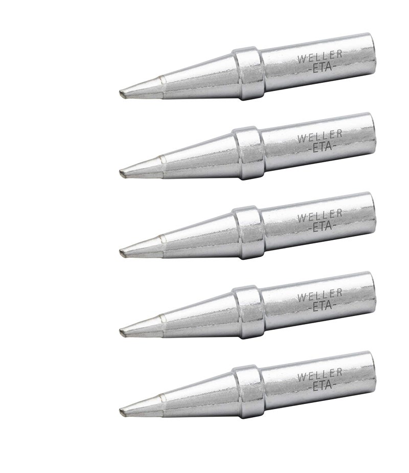 Weller Genuine Weller WE1010 Soldering Tip Set (ETA-5), Screwdriver, 0.062" / 1.6 mm, 5 PCS - Image 1