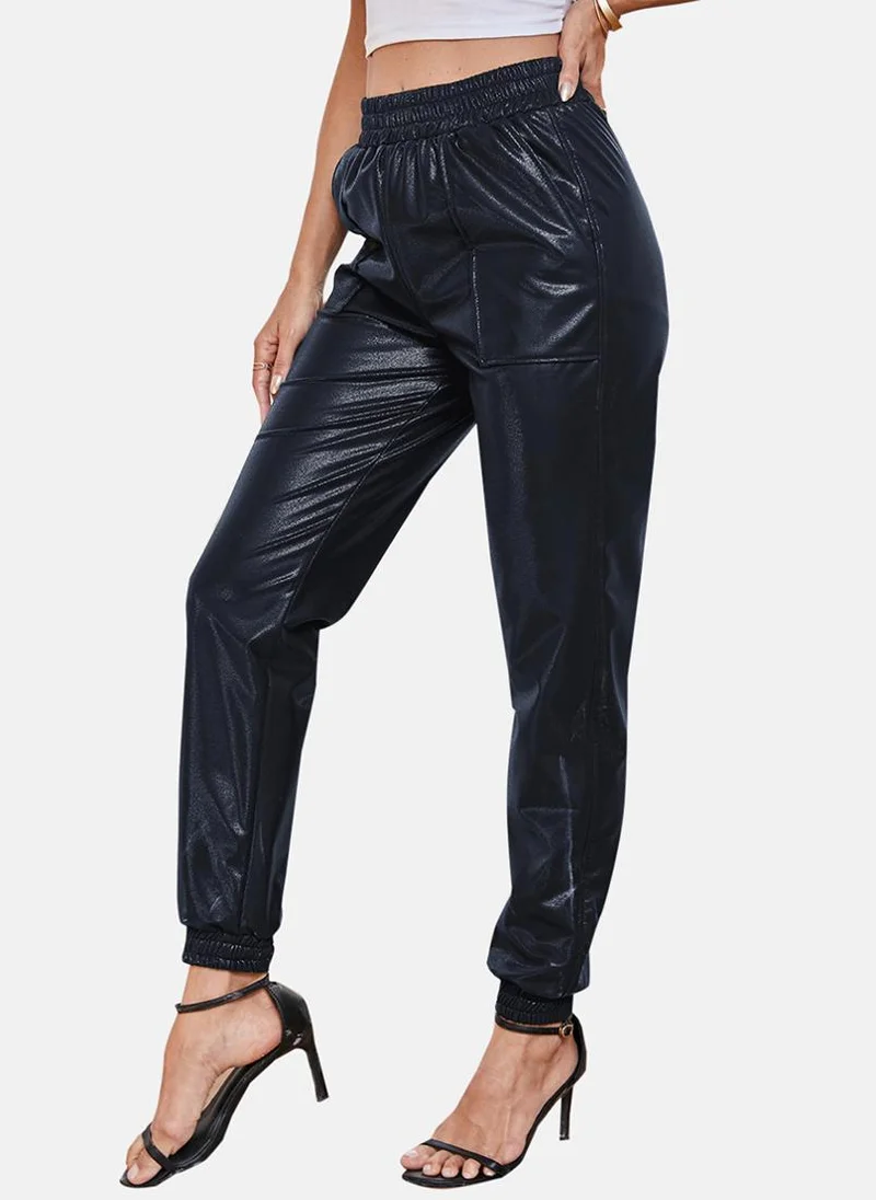 يونيكي Black Plain Jogger Trouser