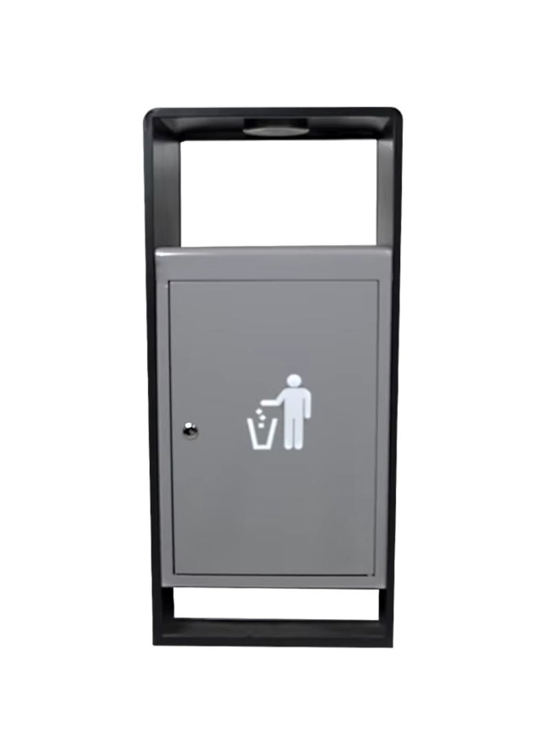 Huitich Durable Outdoor Dustbin for Home and Commercial Use Black  - Image 3