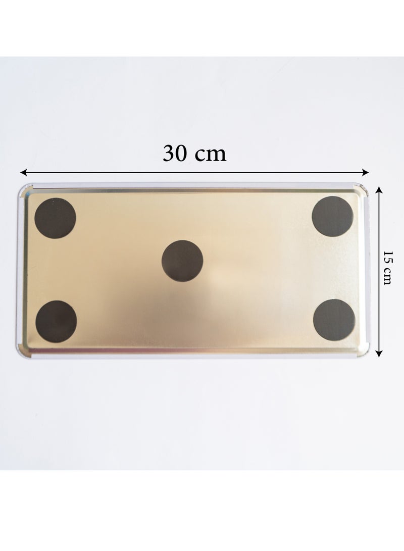 971ميديا لافتة دبي المعدنية للمنزل والمطبخ والمقاهي والجدران - Image 2