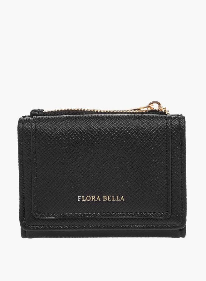 فلورا بيلا من شو إكسبرس محفظة ثلاثية الطي بنقوش مع إغلاق بكبسولة