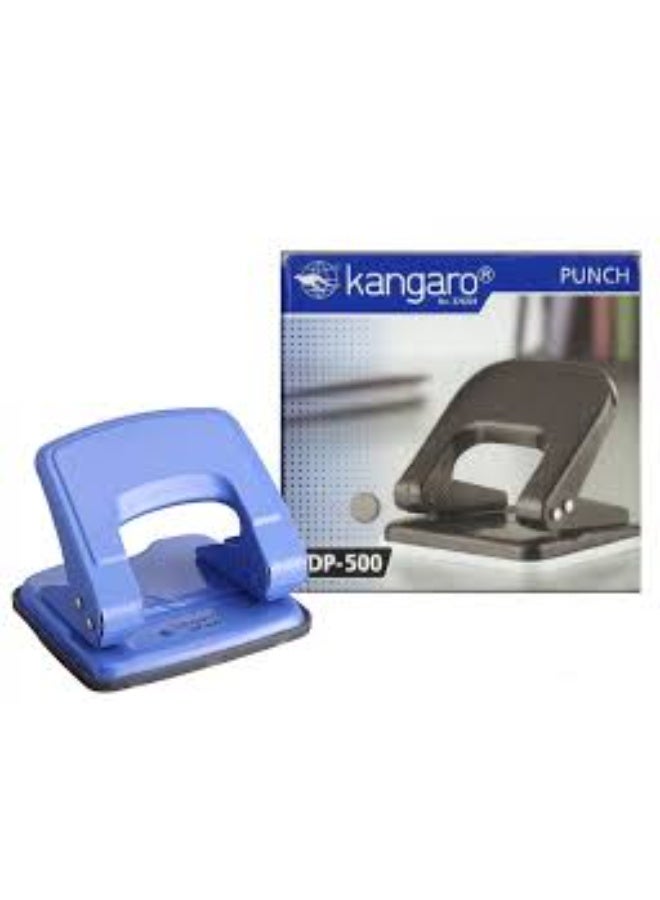 Kangaro DP-500 Metal Desk Paper Punch 20 Sheets Capacity with Lock System - Image 3