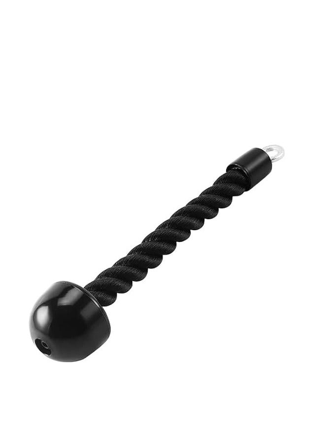 حبل سحب بمقبض واحد، مرفق تمرين عضلات ثلاثية الرؤوس لآلات الكابلات، تمرين بكرة الصالة الرياضية من أجل قوة الذراع وقوة القبضة. تدريب العضلة ثلاثية الرؤوس والعضلة ذات الرأسين والظهر والكتفين وABS. - Image 1