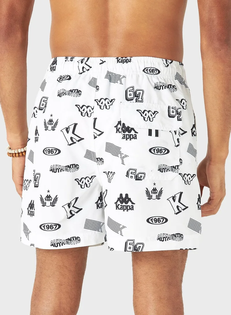 كابا All Over Printed Swim Shorts