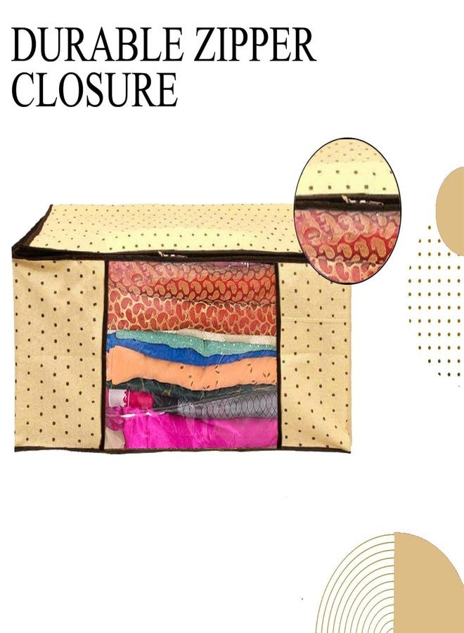 Shaping Fabric Garment Cover Non-Woven 90 GSM with Transparent Window & Double Metal Zipper - Pack of 12 | Dustproof Clothes Storage Bag for Sarees, Suits, Jackets, Shirts SCSDRL1682493517524148523990 - Image 5