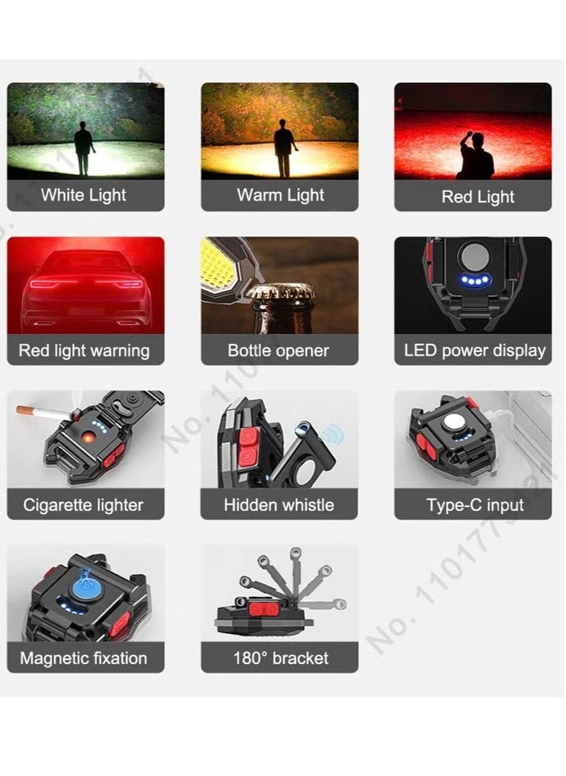 GENNEXT Mini LED Working Light Portable Keychain Flashlight Camping For Lighter Bottle Opener  - Image 3