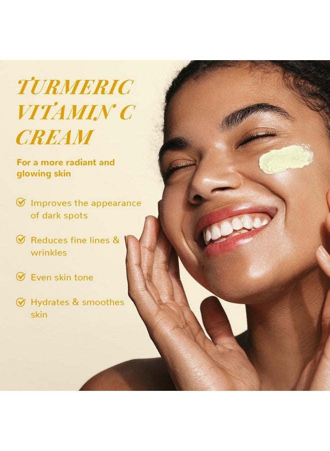 ANAI RUI Vitamin C Face Moisturizer, Turmeric Vitamin C Face Cream For Dark Spots,Uneven Skin Tone And Wrinkles，Anti-Aging Brightening Facial Cream For Dull And Dry Skin, 1.7 Oz - Image 2