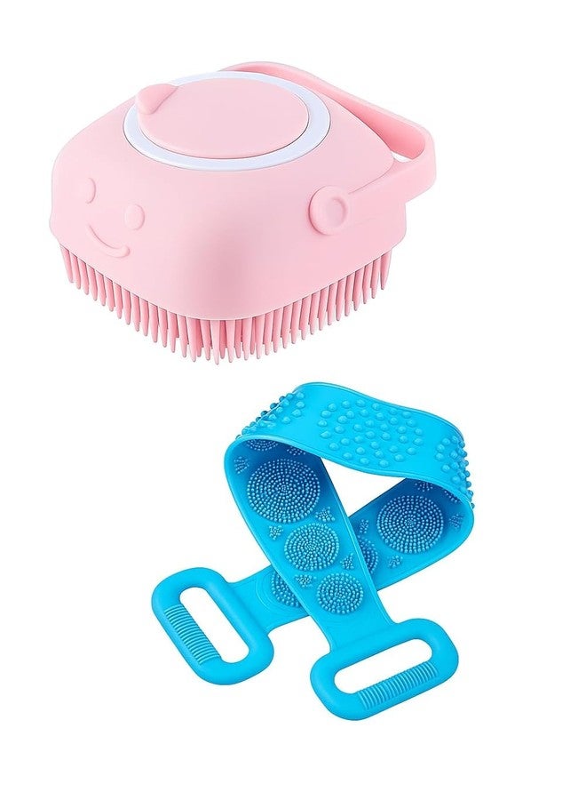 MORIXA Body (1 Piece Scruber + 1 Bath Belt Combo) Exfoliating Shower Brush for Deep Cleansing & Smooth Skin | Soft Cotton Unisex Robe | Ideal Spa Gift Set for Men & Women - Image 1
