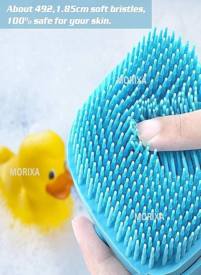 MORIXA Body (1 Piece Scruber + 1 Bath Belt Combo) Exfoliating Shower Brush for Deep Cleansing & Smooth Skin | Soft Cotton Unisex Robe | Ideal Spa Gift Set for Men & Women - Image 3