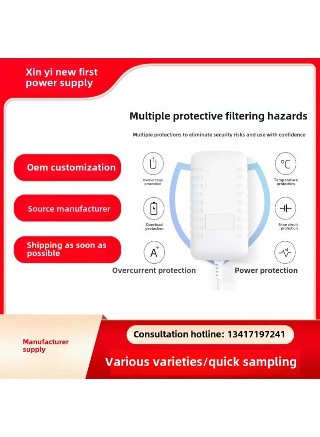 Suitable For Small Charger Cable Small At Home 1C1S Power Cord Original Smart Speaker X8X6 Special Adapter-Color:White-Specifications:Small 1s 1C Elbow 1 M  - Image 3