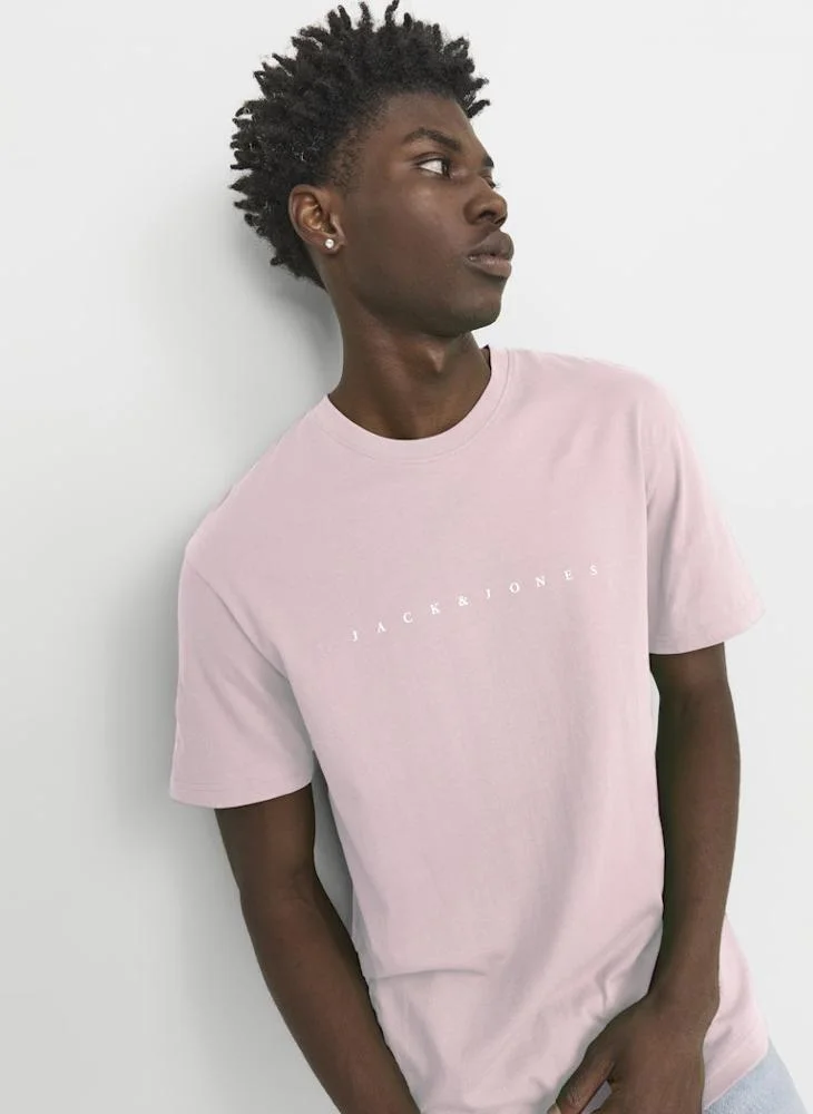 JACK & JONES Logo Crew Neck T-Shirt