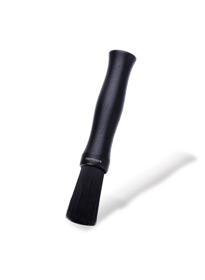Normcore Barista Brush - Coffee Grounds Cleaning Brush - Natural Black Stained Oak Wood Handle Coffee Brush - Espresso Machine Cleaning Brush - Image 1