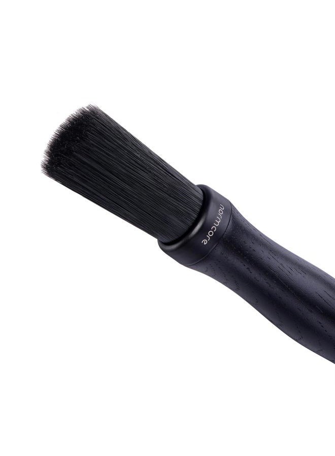Normcore Barista Brush - Coffee Grounds Cleaning Brush - Natural Black Stained Oak Wood Handle Coffee Brush - Espresso Machine Cleaning Brush - Image 2