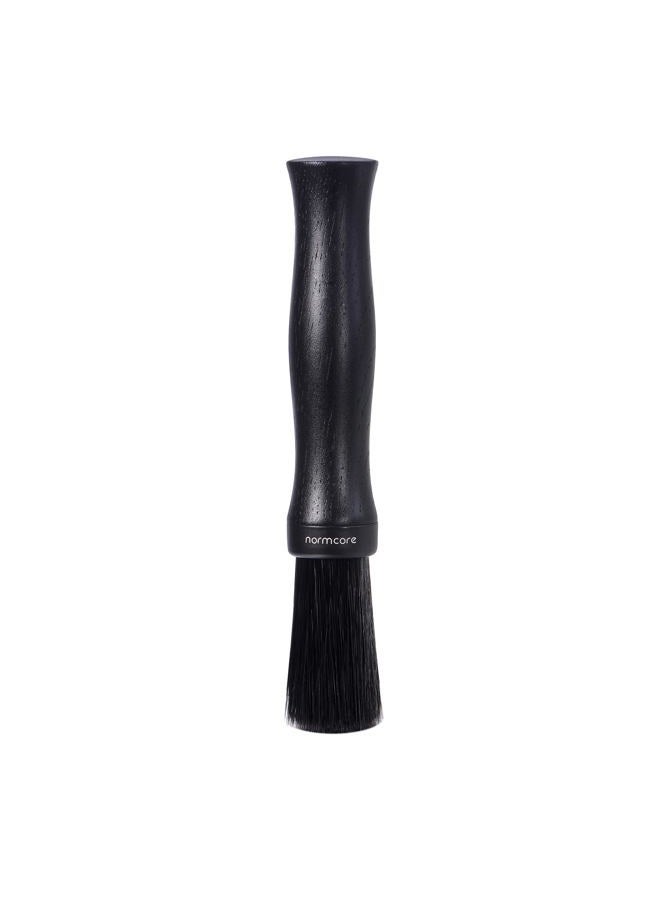 Normcore Barista Brush - Coffee Grounds Cleaning Brush - Natural Black Stained Oak Wood Handle Coffee Brush - Espresso Machine Cleaning Brush - Image 4