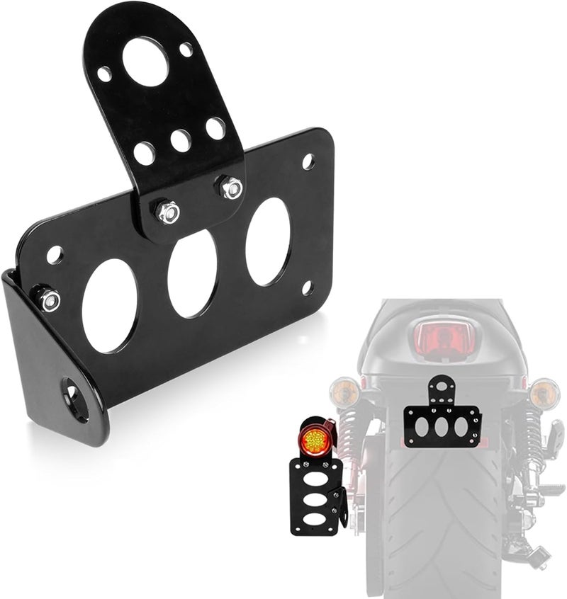 PSLER Side Mount Motorcycle License Plate Bracket - Image 1