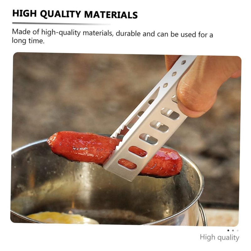 Aluminum Pot Clamp Gripper Rust Resistant Tool for Outdoor Camping Cooking Frying - Image 4