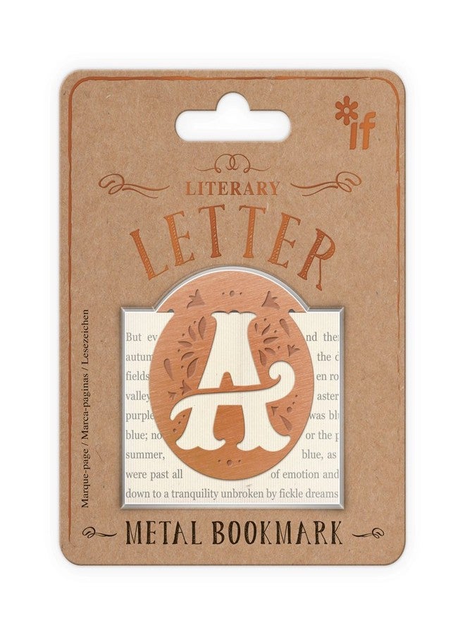 أي إف IF Letters A Literary Bookmark