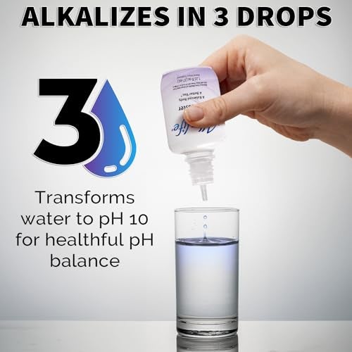 Alkalife pH Booster Drops | The First Patented Alkaline Water Booster to Neutralize Acid & Balance pH for Immune Support, Peak Performance, Detox, Overall Wellness – 1.25oz - Image 3