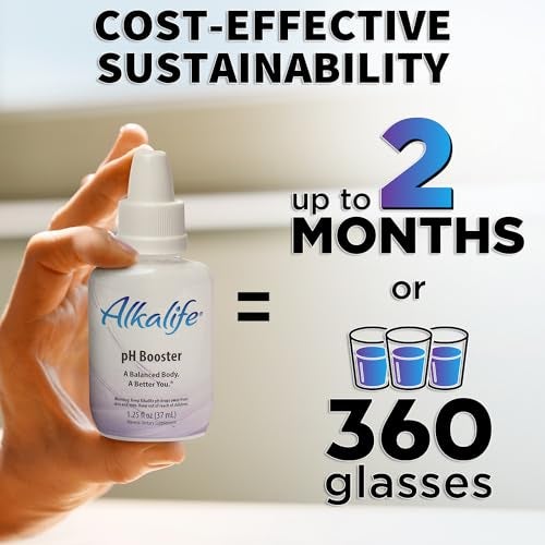 Alkalife pH Booster Drops | The First Patented Alkaline Water Booster to Neutralize Acid & Balance pH for Immune Support, Peak Performance, Detox, Overall Wellness – 1.25oz - Image 4