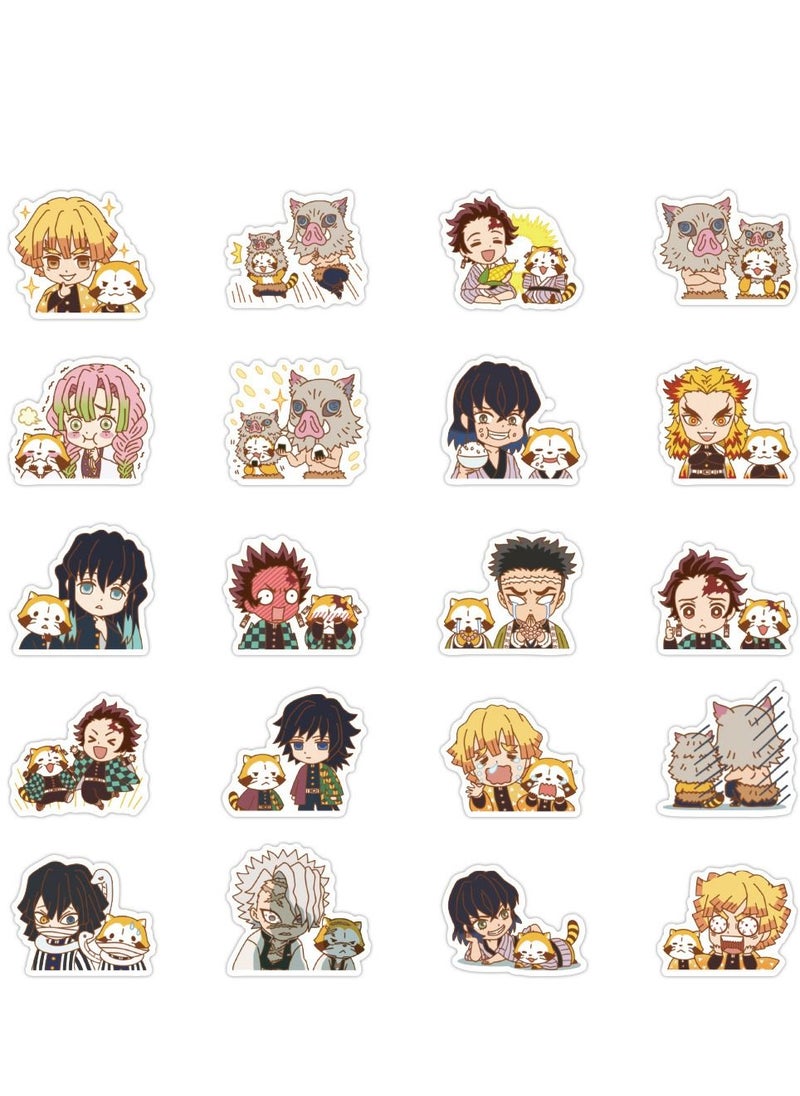 Generic - 40 pieces of non-repetitive Anime Demon Slayer: Blade Decorative Waterproof Stickers - Image 1
