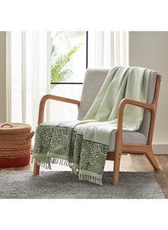 Home Box Boyel Botalia Printed Waffle Throw 170 x 130 cm  - Image 5