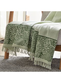 Home Box Boyel Botalia Printed Waffle Throw 170 x 130 cm  - Image 3
