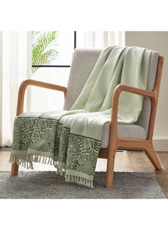 Home Box Boyel Botalia Printed Waffle Throw 170 x 130 cm  - Image 1